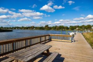 Centreville Wharf in Centreville Maryland