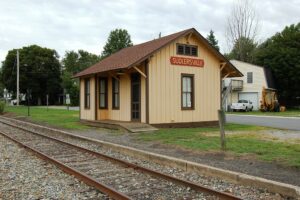 Sudlersville Train Station Museum in Sudlersville Maryland